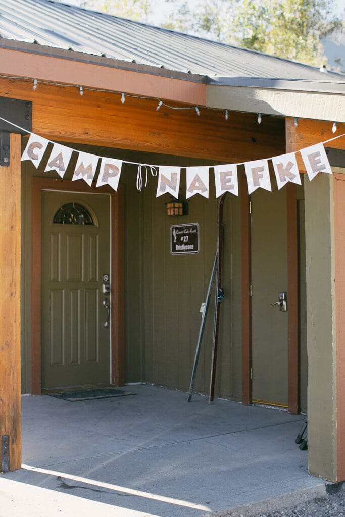A cabin at convict lake resort.