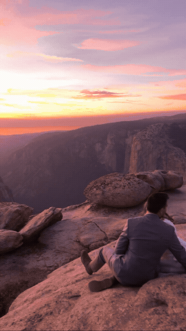 A video of an incredible yosemite sunset from Taft Point