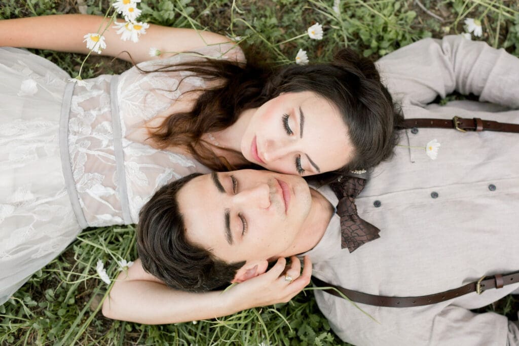 spring forest wedding

